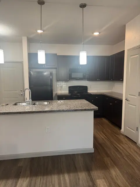 Kitchen after a move-out cleaning